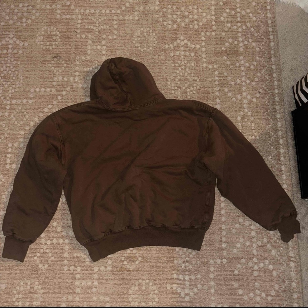 Brown Hoodie Yeezy X Gap collab